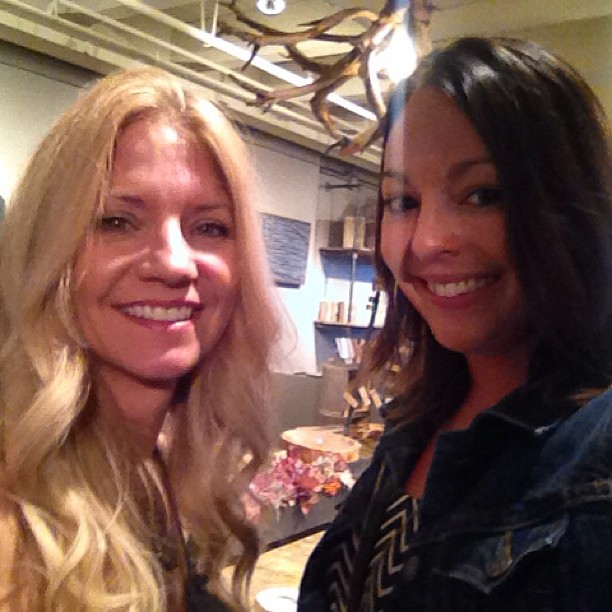 With artist Susie Frazier