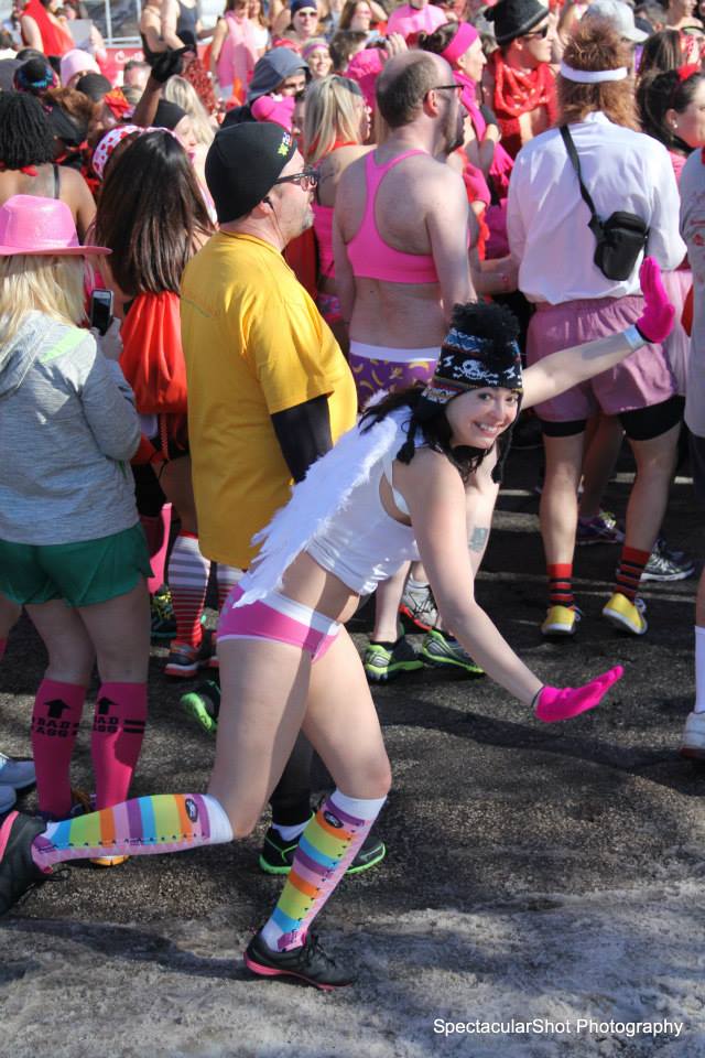 Freezin' For A Reason!  Photographer: Michael S. Krokey