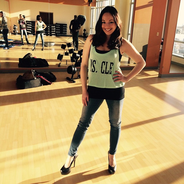 Leah modeling for Sixth City Clothing, March 2015