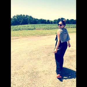 Leah at Mon Ami Winery, June 2015