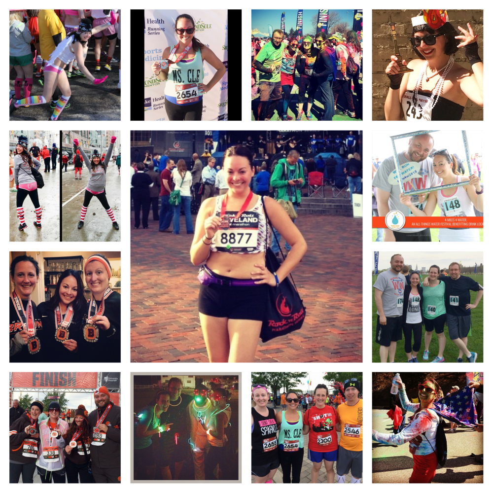 posing with my friends and running mates