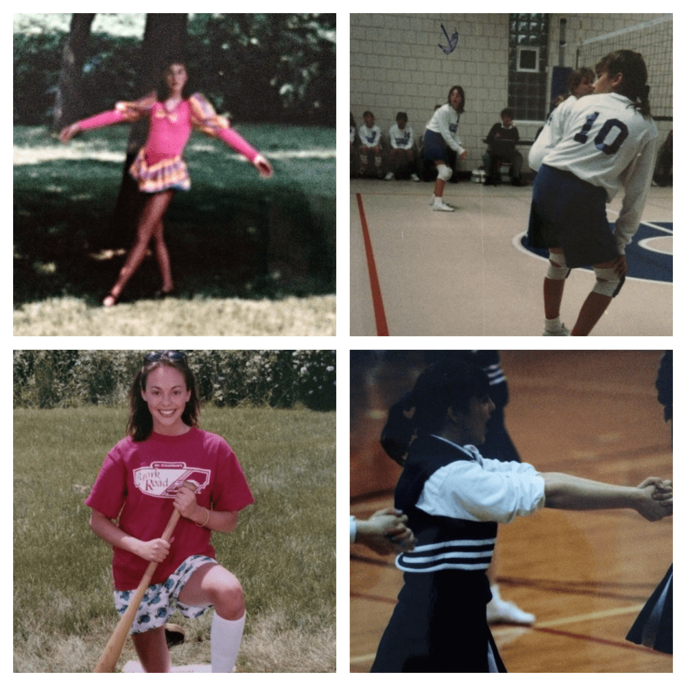 Leah, active throughout childhood