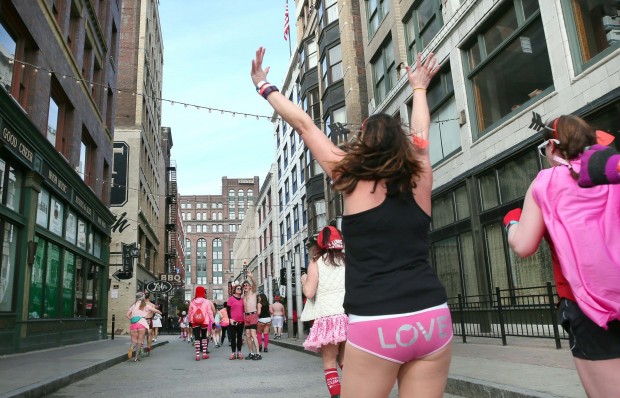 Picture of me from behind on Cleveland.com 2017